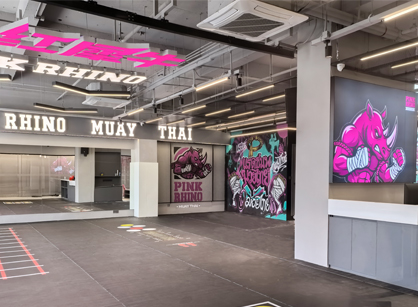 力量與美學(xué)的融合｜粉紅犀牛泰拳館專(zhuān)業(yè)訓(xùn)練空間圓滿交付