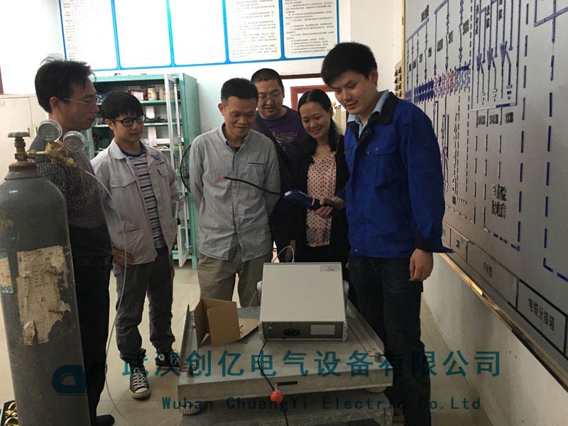 創(chuàng)億電氣為廣西某學(xué)院調(diào)試高壓開(kāi)關(guān)動(dòng)特性測(cè)試儀